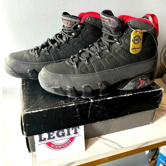 Nike Air Jordan 9 Retro Bred 302370-004 Men’s US 8 SneakerCon Authenticated -Box main image 16